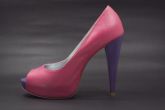 Peep toe Pink / Roxo